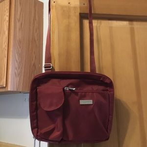 RED Baggalini Crossbody Purse
